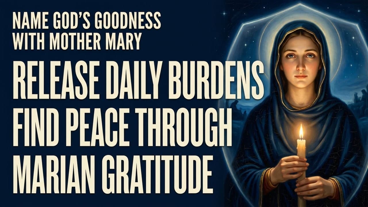 Thumbnail de Before You Sleep Tonight, Name God's Goodness with Mother Mary | Night Prayer