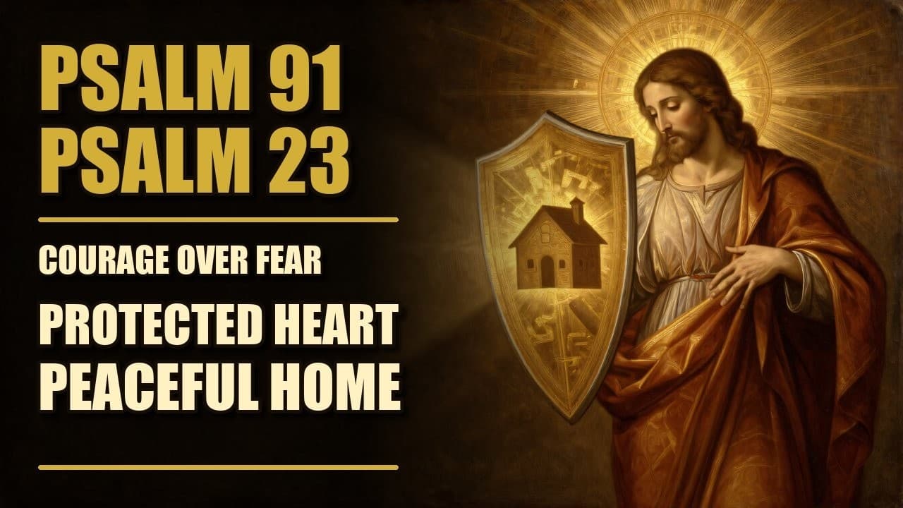 Thumbnail de When Fear Feels Loud, Pray Psalm 91 and Psalm 23 With Jesus for Courage