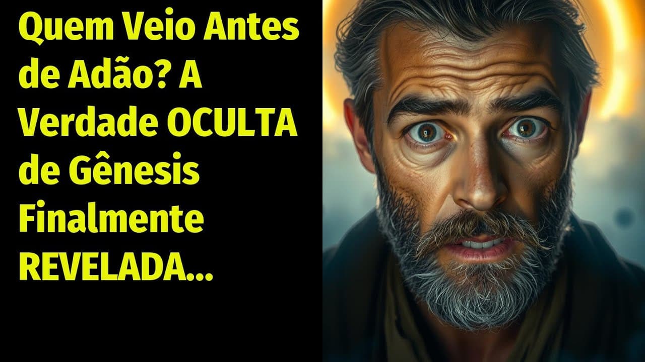 Thumbnail de Quem Veio Antes de Adão? A Verdade OCULTA de Gênesis Finalmente REVELADA...