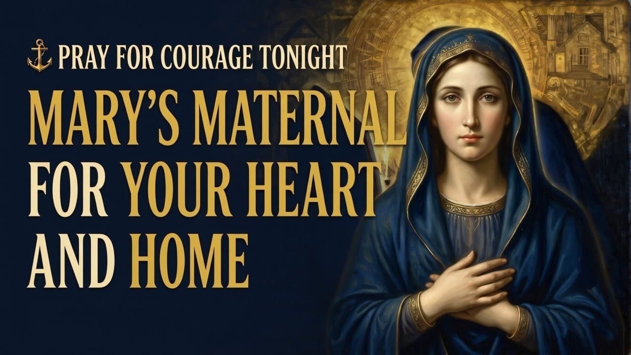 Thumbnail de If You Feel Defeated, Trust In Her Maternal Care: PRAY FOR COURAGE TONIGHT