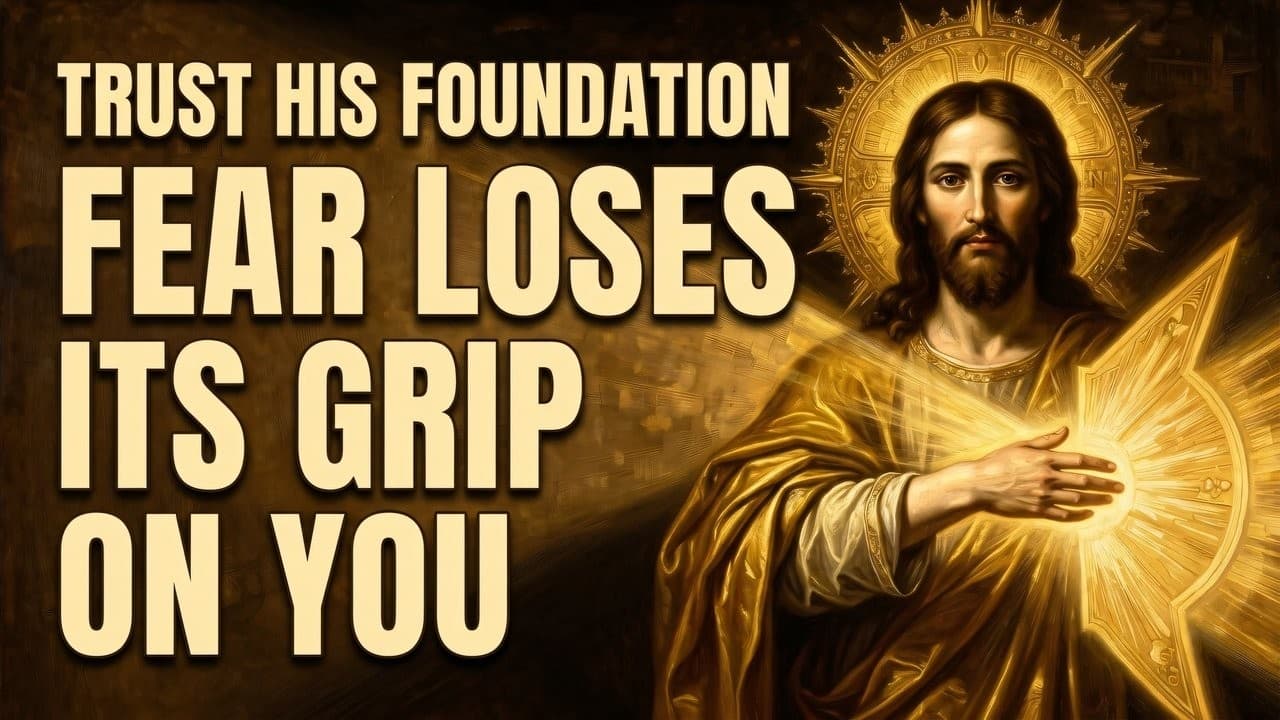 Thumbnail de If you trust His foundation, fear loses its grip: Seek the Father today