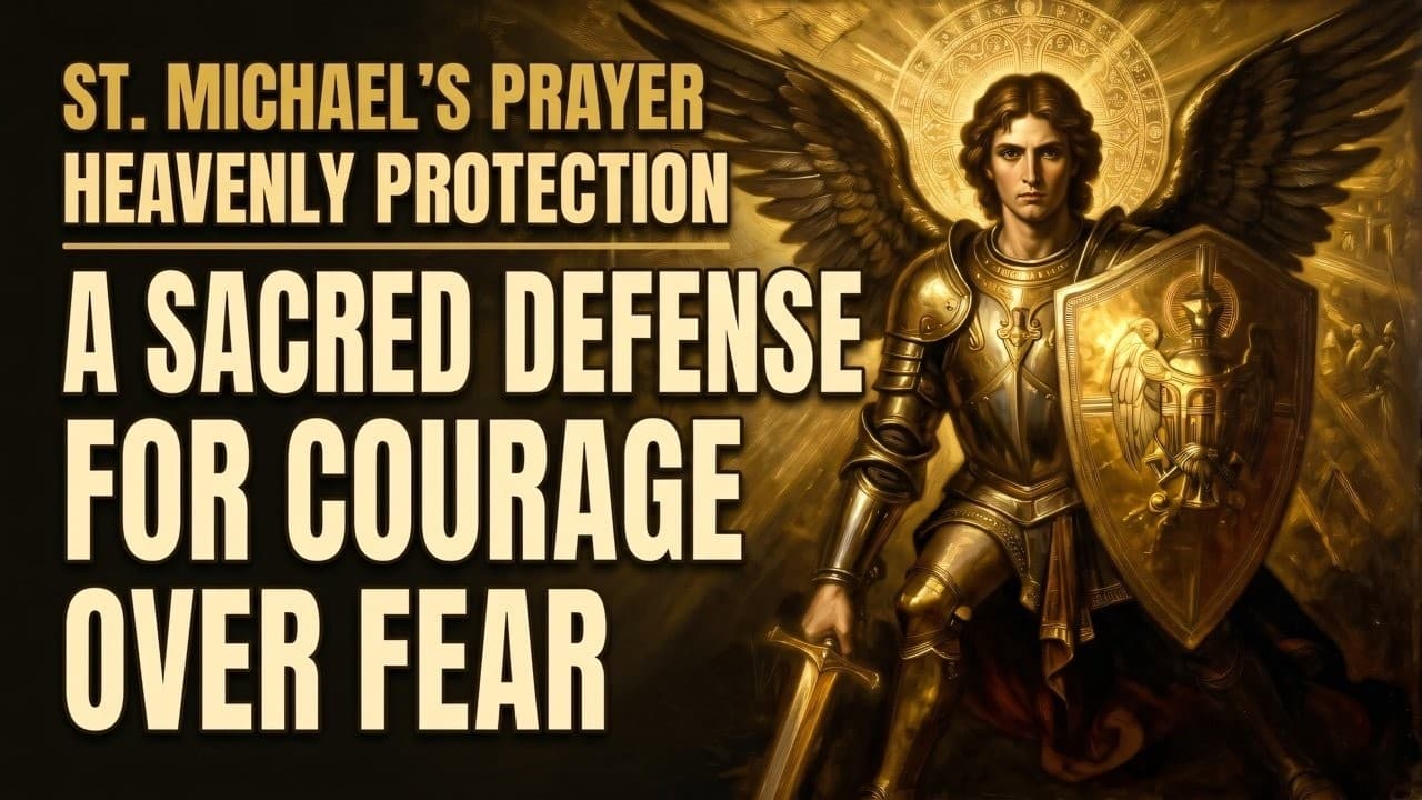 Thumbnail de Complete Prayer to St. Michael the Archangel — Seek Heavenly Protection