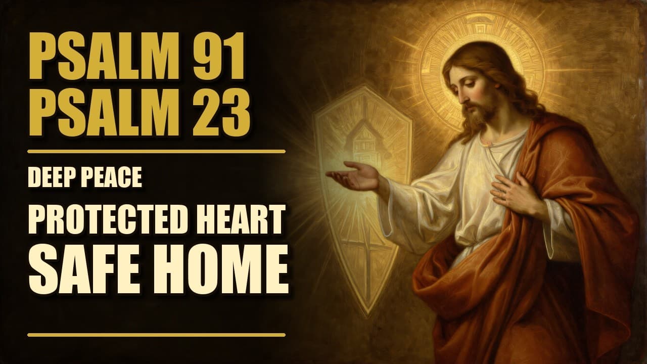 Thumbnail de Heavy Burden Today? Jesus Prays Psalm 91 and Psalm 23 For Your Deep Peace