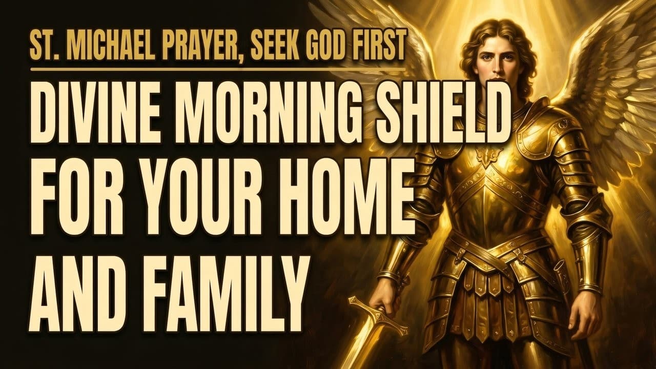 Thumbnail de Seek God First Today | St. Michael Prayer for Protection Before Your Day Begins
