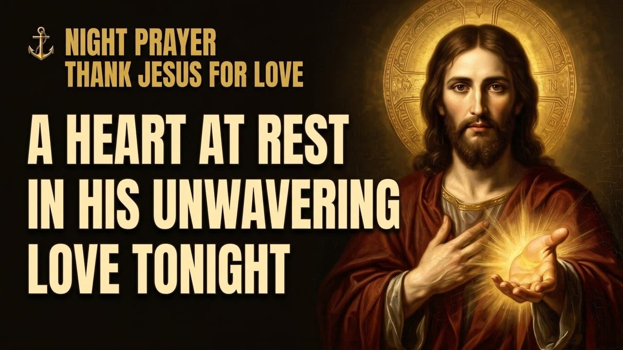 Thumbnail de Before You Sleep Tonight, Thank Jesus for His Unwavering Love | Night Prayer