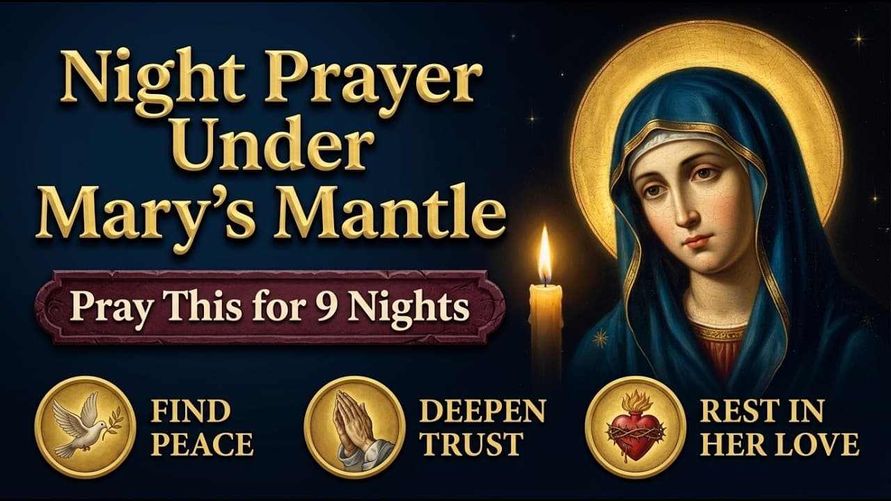 Thumbnail de Night Prayer Under Mary's Mantle | Pray This for 9 Nights