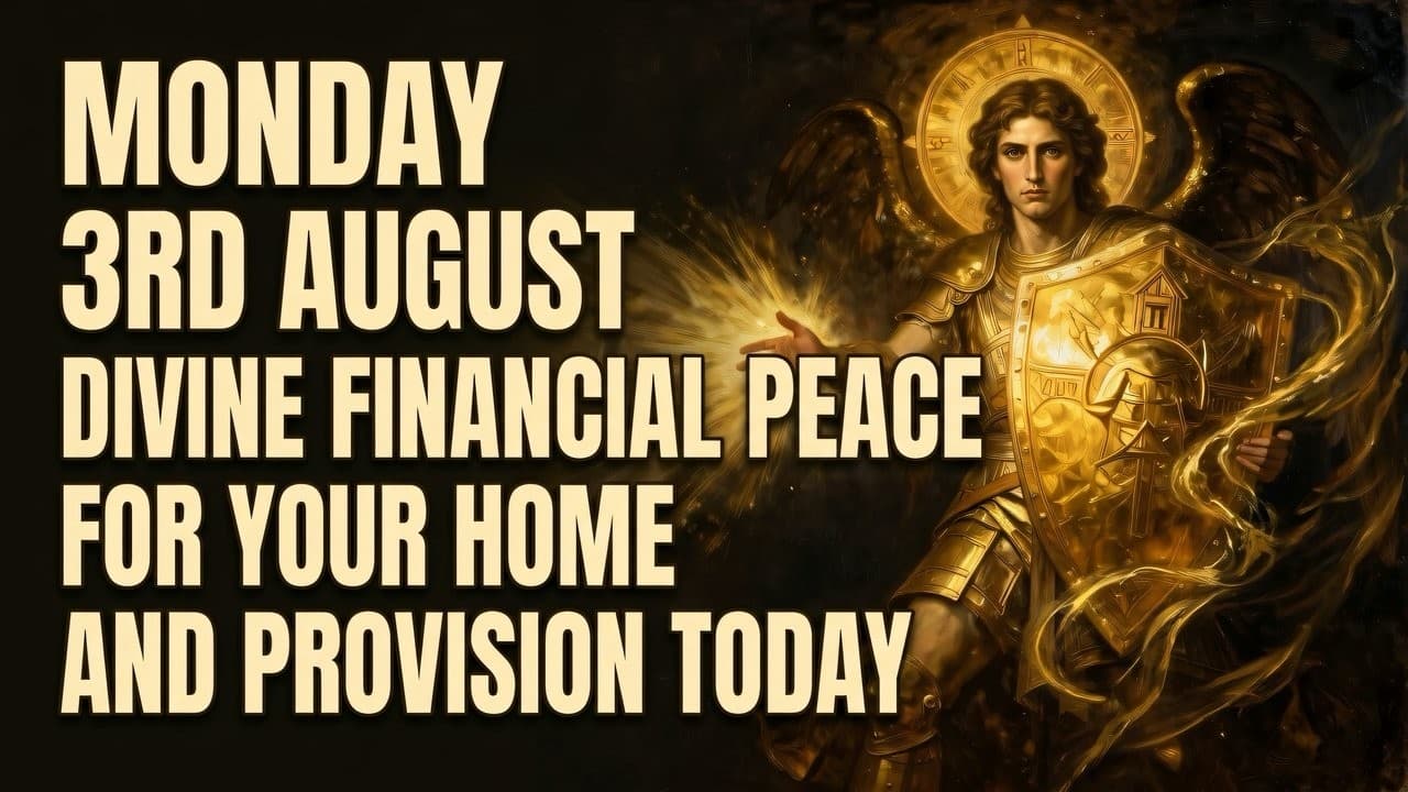 Thumbnail de Monday, August 3 Morning Prayer for Financial Peace | Seek St. Michael's Protection Today